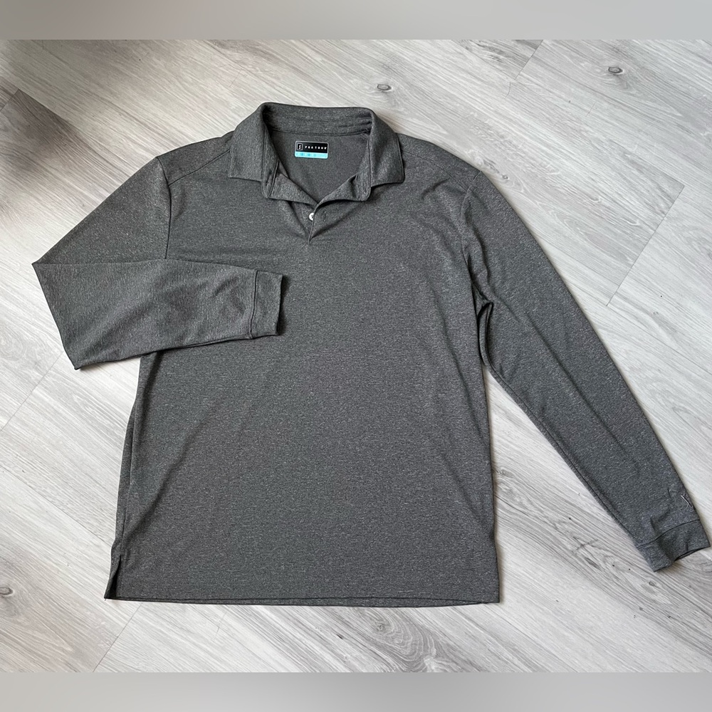 PGA‎ TOUR Men's Gray Polo Shirt